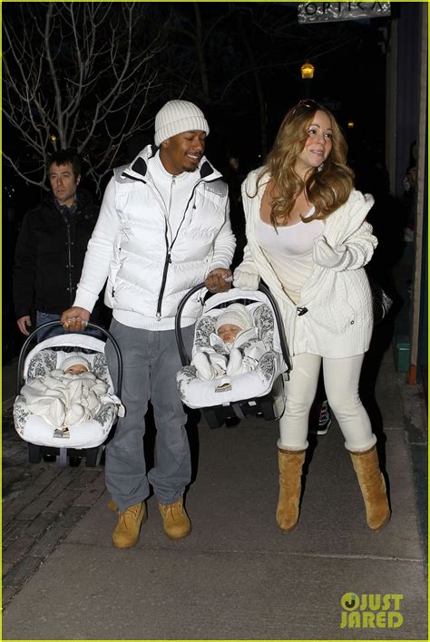 Mariah Carey And Nick Cannon Aspen With The Twins Mariah Carey Photo