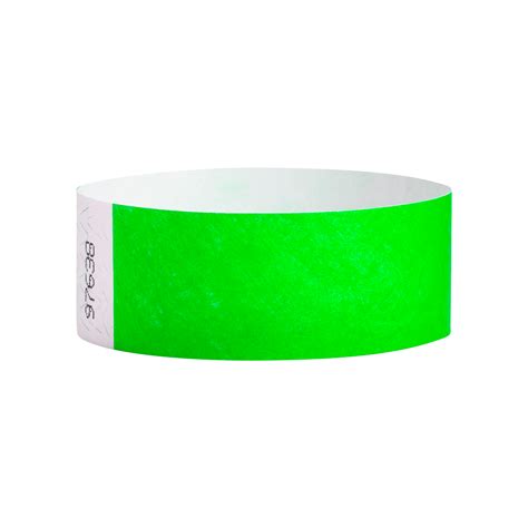 1 Tyvek Solid Color Wristbands Fast Shipping