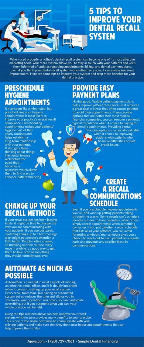 Infographic 5 Tips To Improve Your Dental Recall System Dental