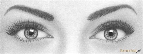 How To Draw A Pair Of Realistic Eyes Rapidfireart