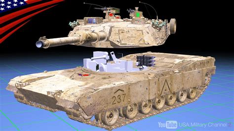 【戦車の内部はどうなっている？】3dcgと実写映像で装備･機能･乗員の位置を解説 M1a2エイブラムス Youtube