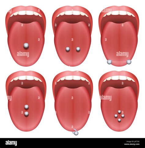 Tongue Piercings Hi Res Stock Photography And Images Alamy