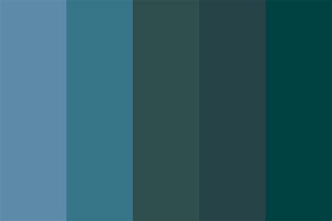 Bluish Green Color Chart