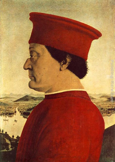 Piero Della Francesca Portrait Of Federico Da Montefeltro Painting
