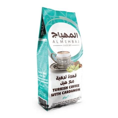 Buy Mehbaj Turkish Coffee With Cardamom 200g Online Shop Beverages On