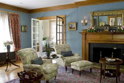 Restored Colonial Revival Living Room Colonial Living Room Best