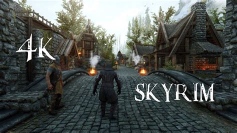 Skyrim Heavily Modded Gameplay Showcase 4k 60fps Youtube