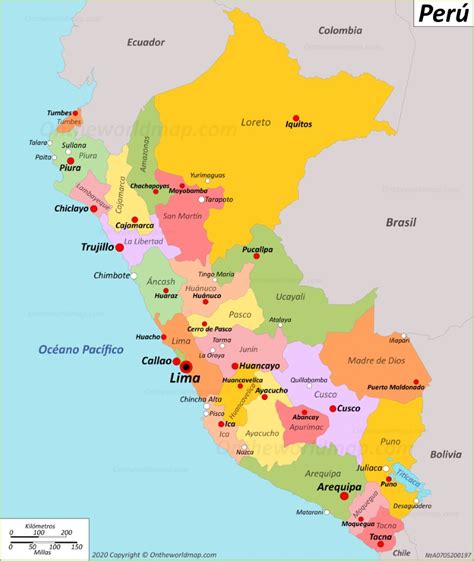Mapa De Perú Perú Mapas