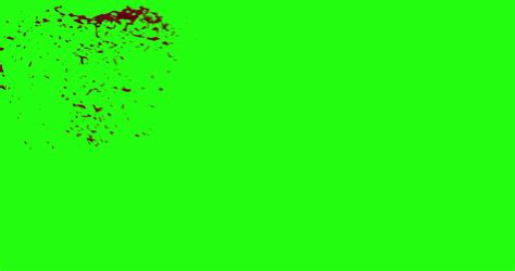 4k Blood Burst Motion Blur Green Screen 13 Stock Footage Sbv