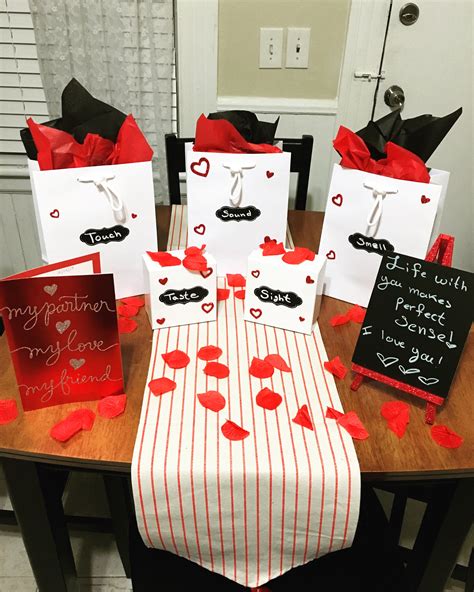 By the way he smell so good where you can still smell him after he has left the rom. My take on the Five Senses gifts, did this for my husband this year as our first Valentine's Day ...