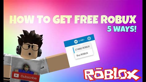 It's such an easy way to get robux for free. How to get Free Robux November 2016(5 WAYS) - YouTube
