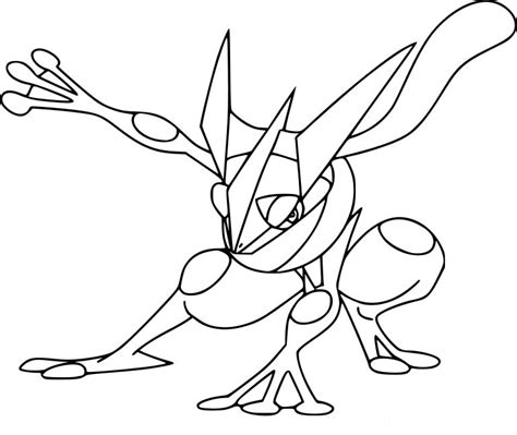 Dessin Pokemone Beau Photographie Coloriage Amphinobi Pokemon à