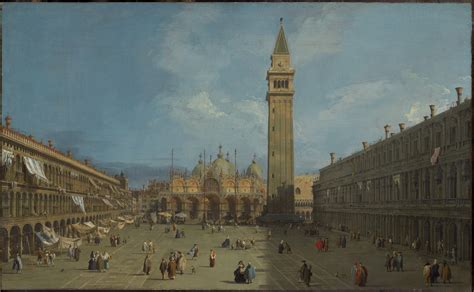 Canaletto Giovanni Antonio Canal Piazza San Marco The Metropolitan Museum Of Art