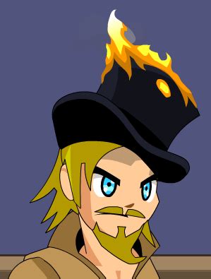 Voltaire S Flaming Bearded Tophat AQW