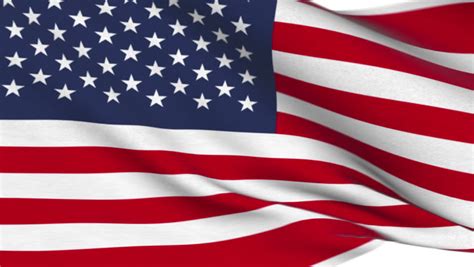 Usa Flag Waving In The Wind Highly Detailed Fabric Texture Perfect