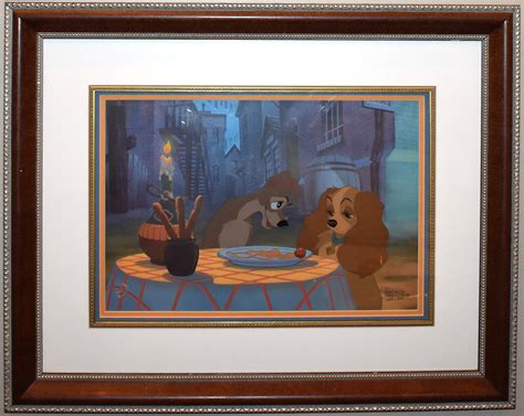 Original Walt Disney Lady And The Tramp Limited Edition 11 Cel Beaut