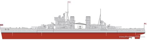 HMS King George V Battleship 1942 Drawings Dimensions Pictures