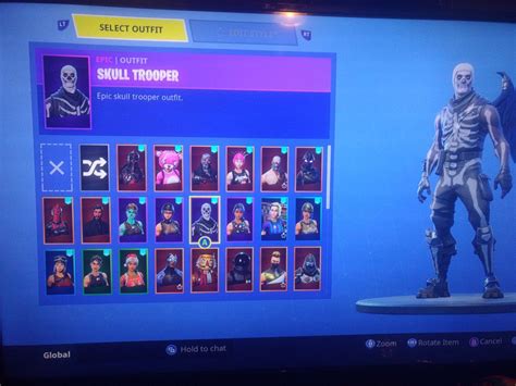 Fornite Account With Skull Trooper Ghoul Trooper Renegade Raider And