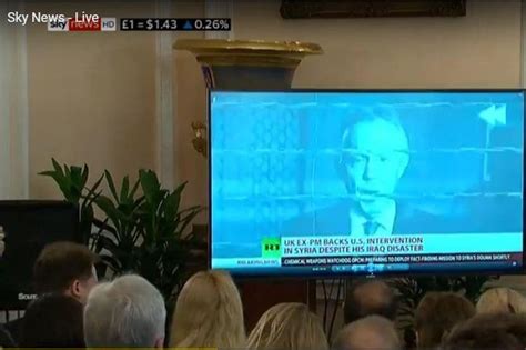 Russian Ambassador Plays Bizarre Montage Of Tony Blair Clips To Make