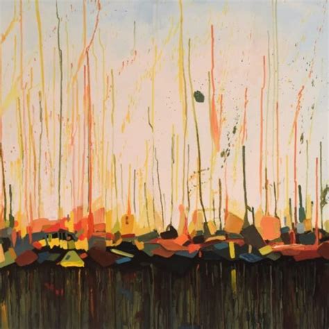 Abstract Landscape Paintings By American Artist Holly Van Hart