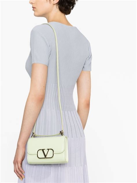 Valentino Garavani Small Vlogo Type Shoulder Bag Farfetch