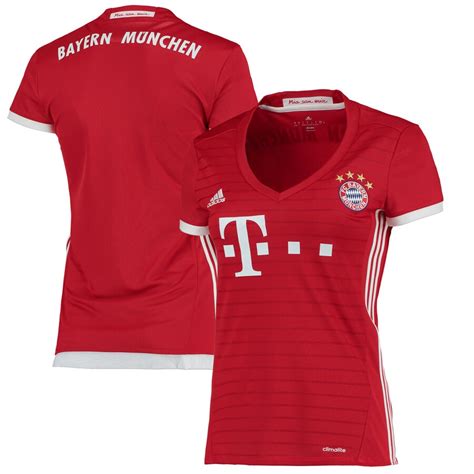 In the coming 20/21 season, the stars of fc bayern munich will once again appear in their new jerseys. Bayern Munich adidas Women's 2016/17 Home Replica Jersey - Red