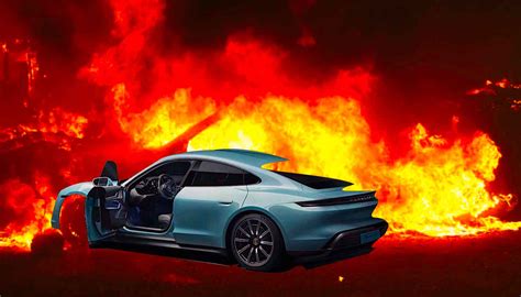 Porsche Taycan Burns To Ground In Garage Fire Are There Hidden Problems