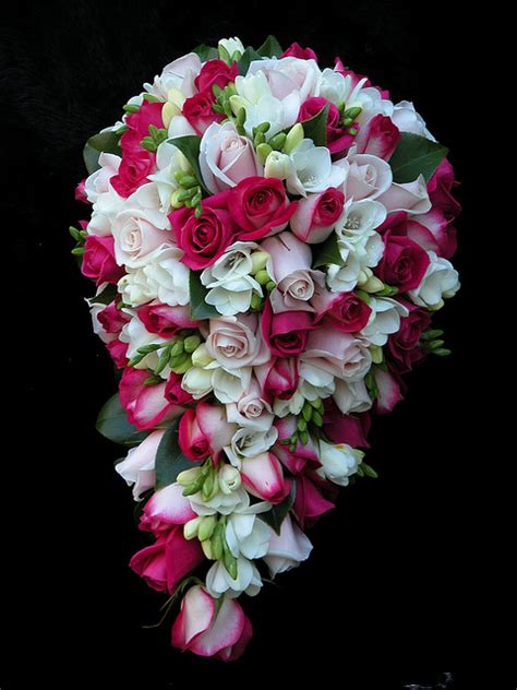 A glorious bunch featuring freesias can fill a it's simple, just add one of our freesia bouquets (they'll usually be mixed with a stunning array of. Teardrop Roses and Freesias - Bouquet Wedding Flower