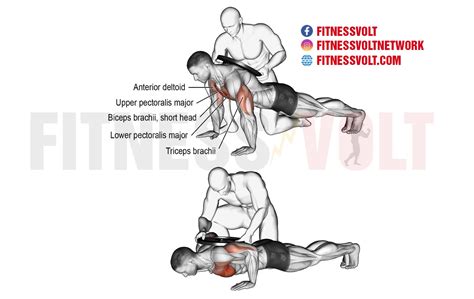 Weighted Push Up Guide Muscles Worked How To Benefits And Alternatives Fitness Volt