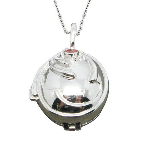 New Style Elenas Vervain Herb Locket Necklace In Silver Plated