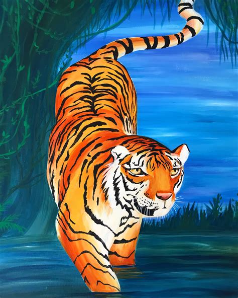 Tiger Painting Etsy
