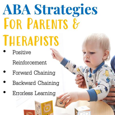 Aba Strategies For Parents And Therapists Therahappy Positive