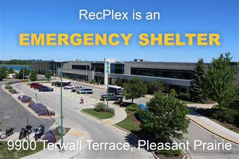Recplex Emergency Shelter Village Of Pleasant Prairie