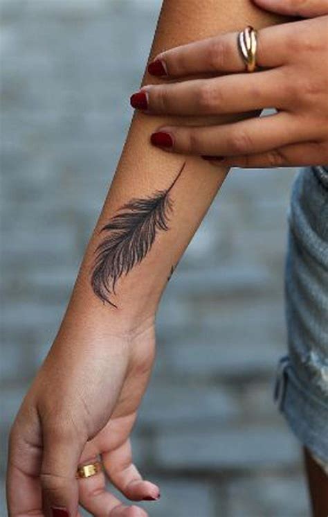 60 Smart Feather Tattoo Ideas Feather Tattoo Wrist Feather Tattoo