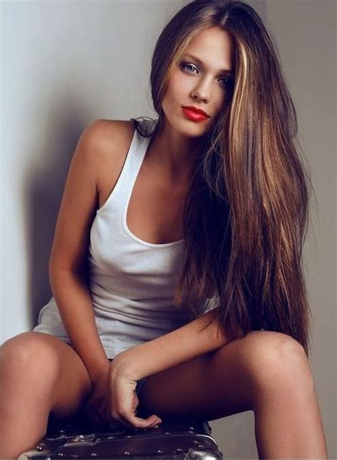 Sexy Balayage Highlight On Long Brunette Hair Awesome