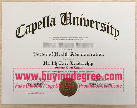 Multiple Ways To Earn A Fake Capella University Degree Buy A Degree