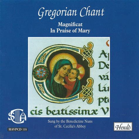 Gregorian Chant Magnificat In Praise Of Mary Album By Anonymous