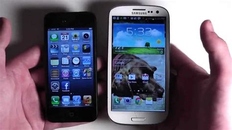 Iphone 5 Vs Samsung Galaxy S3 сравнение на русском Youtube
