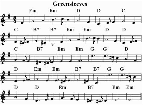 This is known as a traditional. Miss Jacobson's Music: GREENSLEEVES FOR THE BEGINNING VIOLIN CLASS (with added flute melody part)