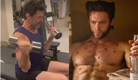 At 55 Hugh Jackman Displays Intense Workout To Revive Wolverine Character Novelando
