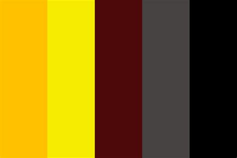 Yellow Black Color Palette