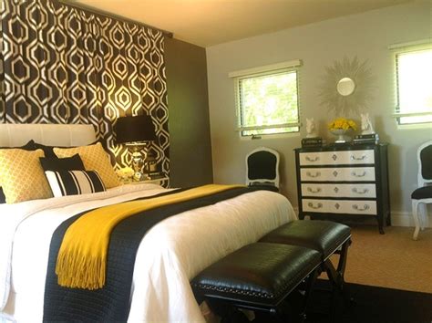Check spelling or type a new query. Black, White, Grey/Grey And Gold Bedroom - Contemporary ...