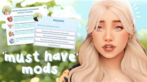 Must Have Sims 4 Mods That Improve And Add Realistic Gameplay ♡ Youtube