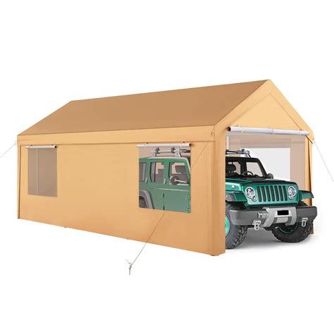 Buy 10x20ft 3in 1 Upgrade Heavy Duty Carport Canopy With Removable