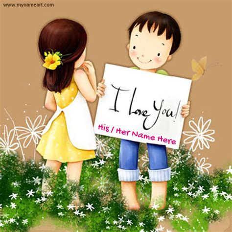 Maybe you would like to learn more about one of these? Say I Love You To A Girl With Her Name | wishes greeting card