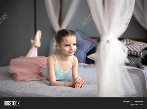 cute little ballerina image and photo free trial bigstock
