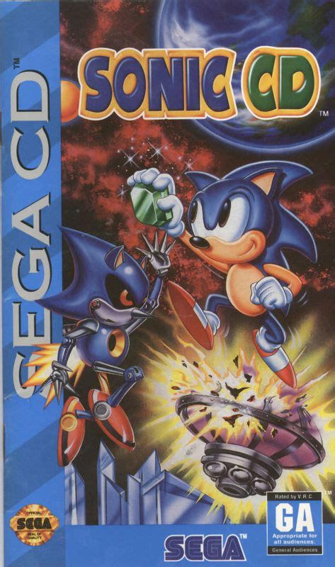 Sonic Cd 1993 Sega Cd Box Cover Art Mobygames