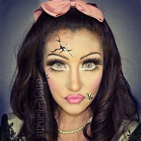 Pin By Zachsgirl112409 On Hair Beauty And Nails Doll Makeup Halloween