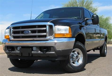 Sell Used No Reserve 2001 Ford F350 73l Diesel Crew Lariat 4x4 Low