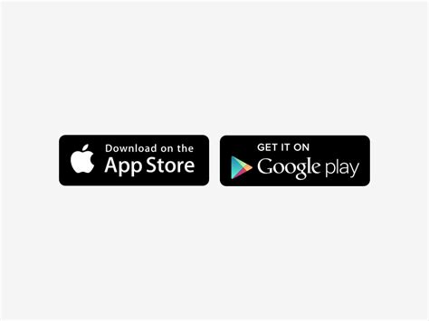 App Download Buttons Sketch Freebie Download Free